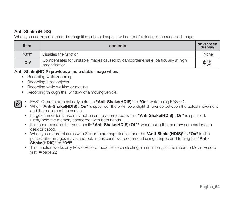 Samsung SMX-F33BN-XAA User Manual | Page 74 / 131