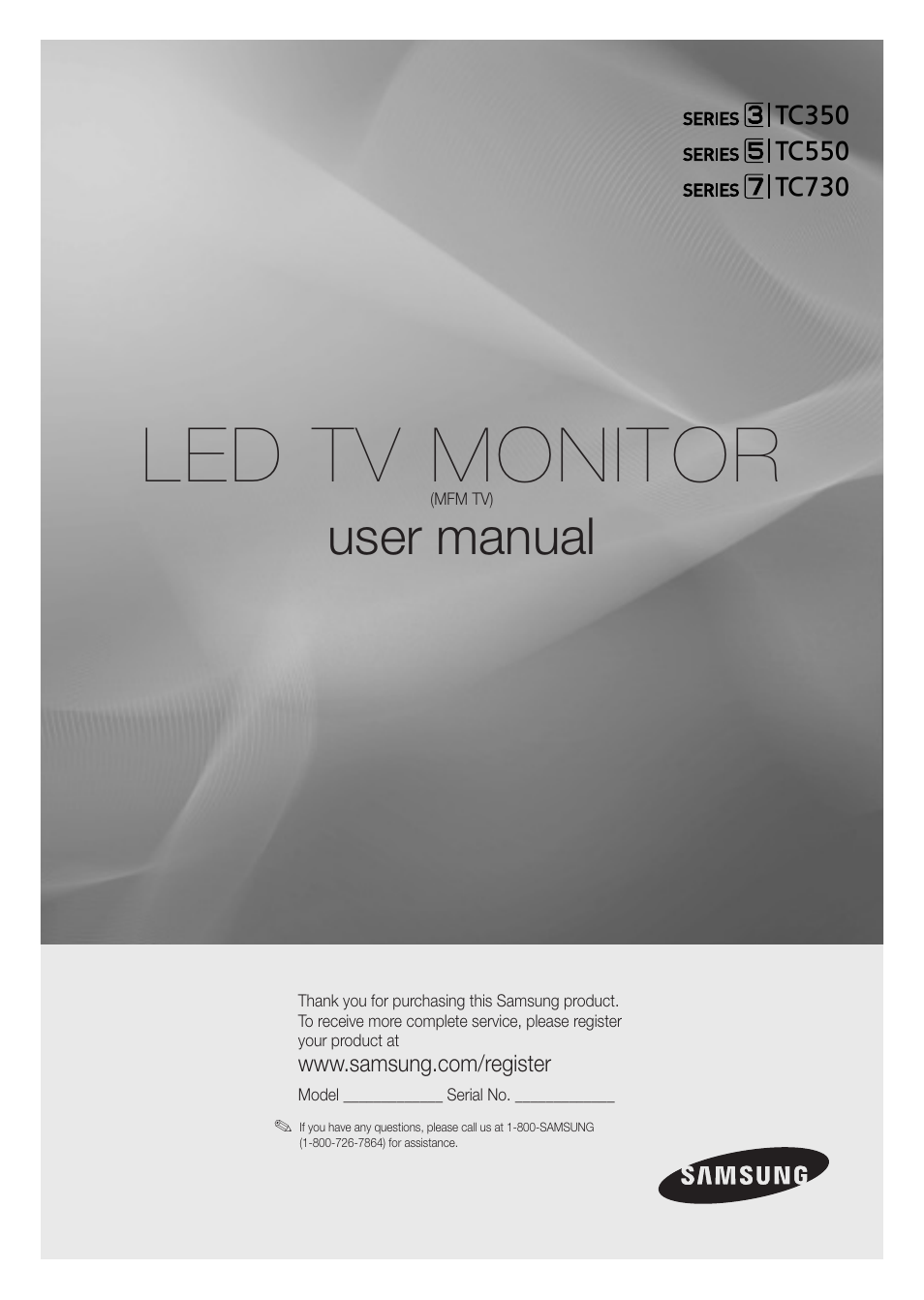 Samsung LT24C550ND-ZA User Manual | 46 pages