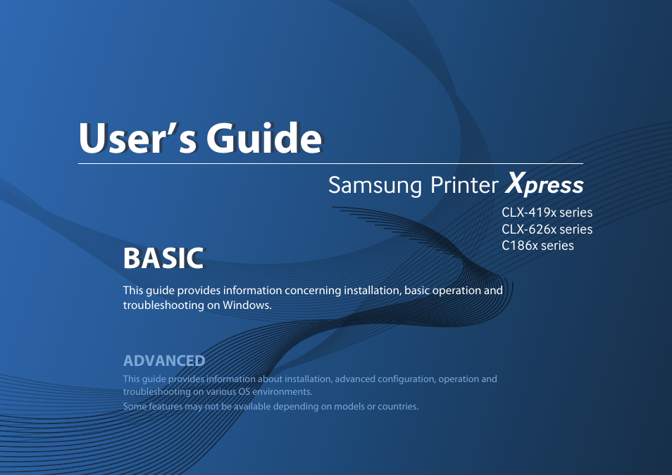 Samsung CLX-4195N-XAX User Manual | 423 pages