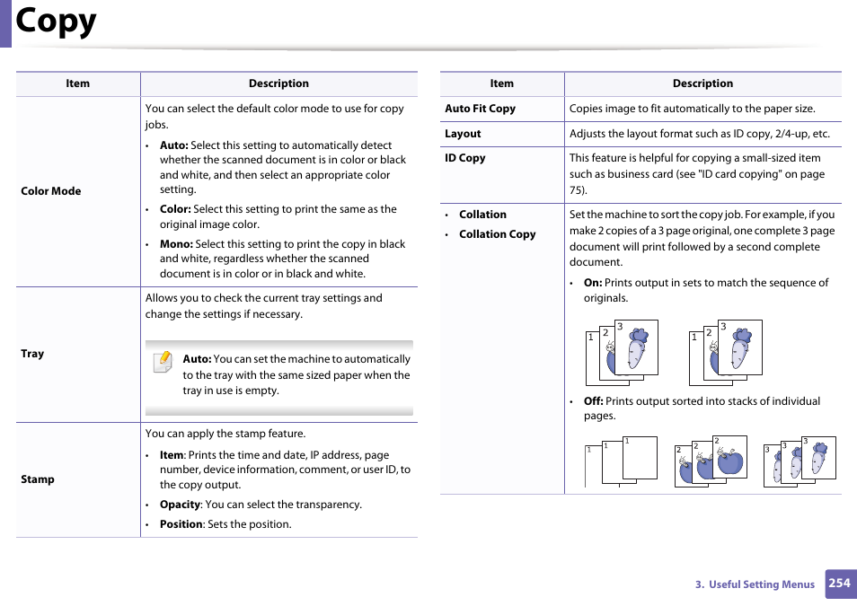 Copy | Samsung CLX-4195N-XAX User Manual | Page 254 / 423