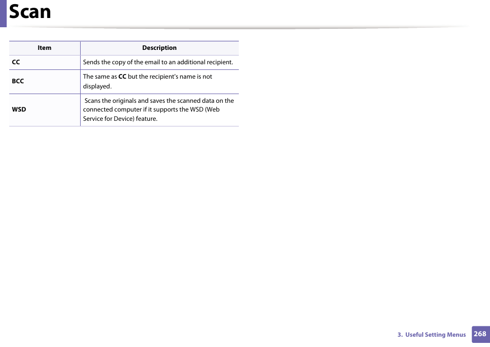 Scan | Samsung CLX-4195N-XAX User Manual | Page 268 / 423