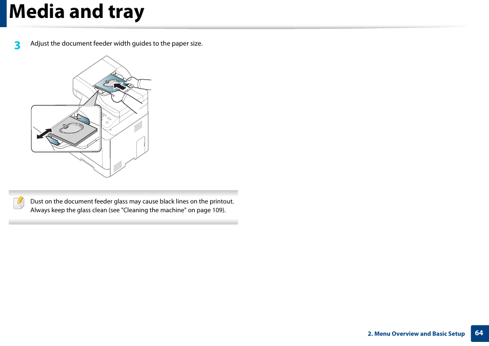 Media and tray | Samsung CLX-4195N-XAX User Manual | Page 64 / 423