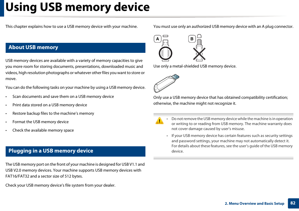 Using usb memory device | Samsung CLX-4195N-XAX User Manual | Page 82 / 423