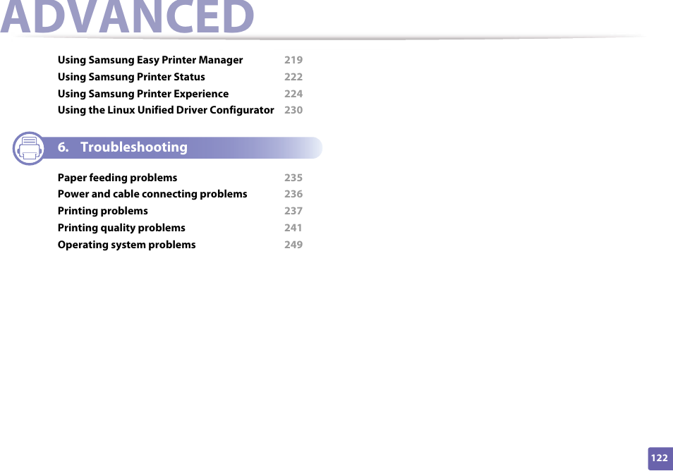 Advanced | Samsung SL-M4020ND-TAA User Manual | Page 122 / 273