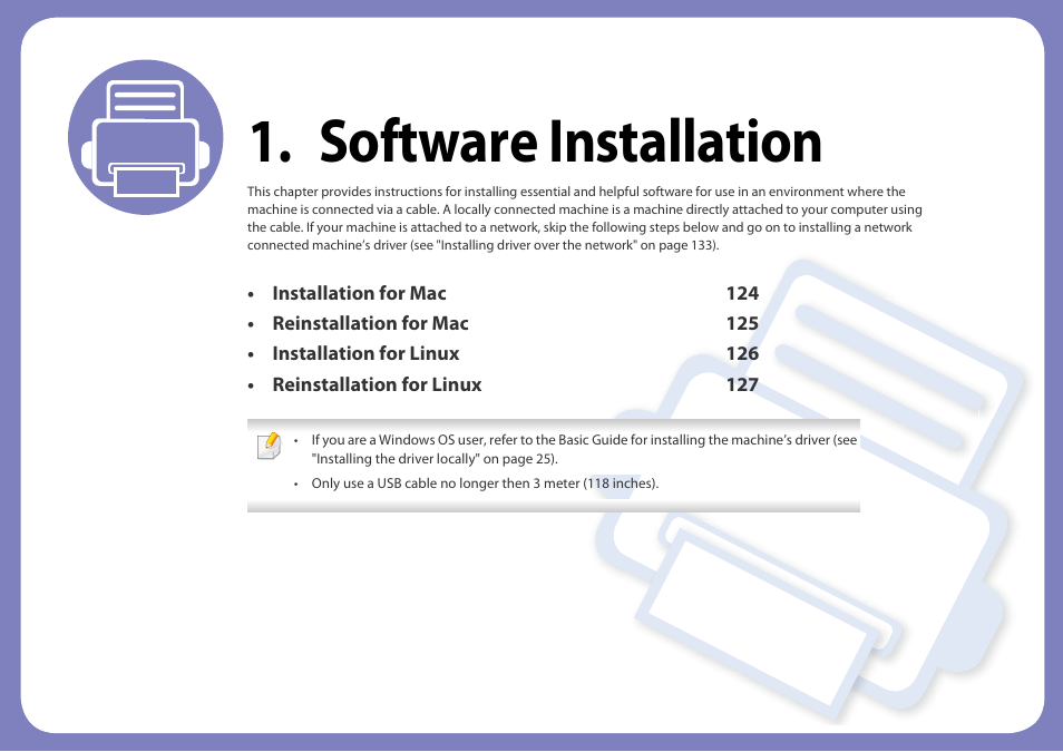 Software installation | Samsung SL-M4020ND-TAA User Manual | Page 123 / 273