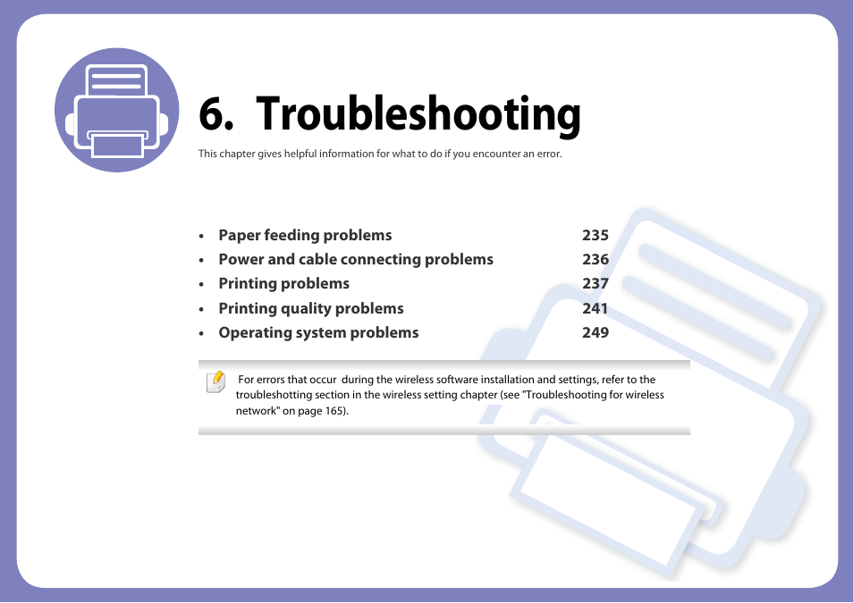Troubleshooting | Samsung SL-M4020ND-TAA User Manual | Page 234 / 273