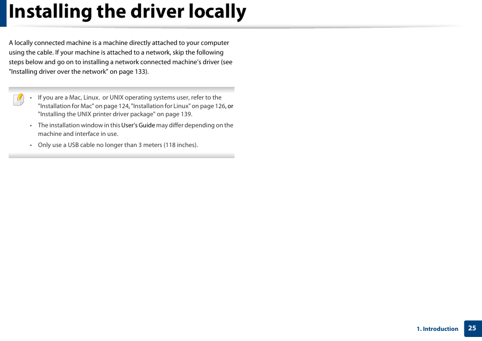 Installing the driver locally | Samsung SL-M4020ND-TAA User Manual | Page 25 / 273