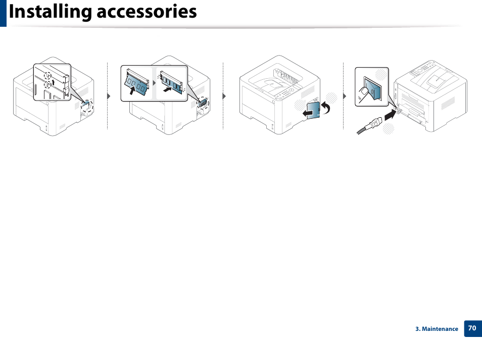 Installing accessories | Samsung SL-M4020ND-TAA User Manual | Page 70 / 273