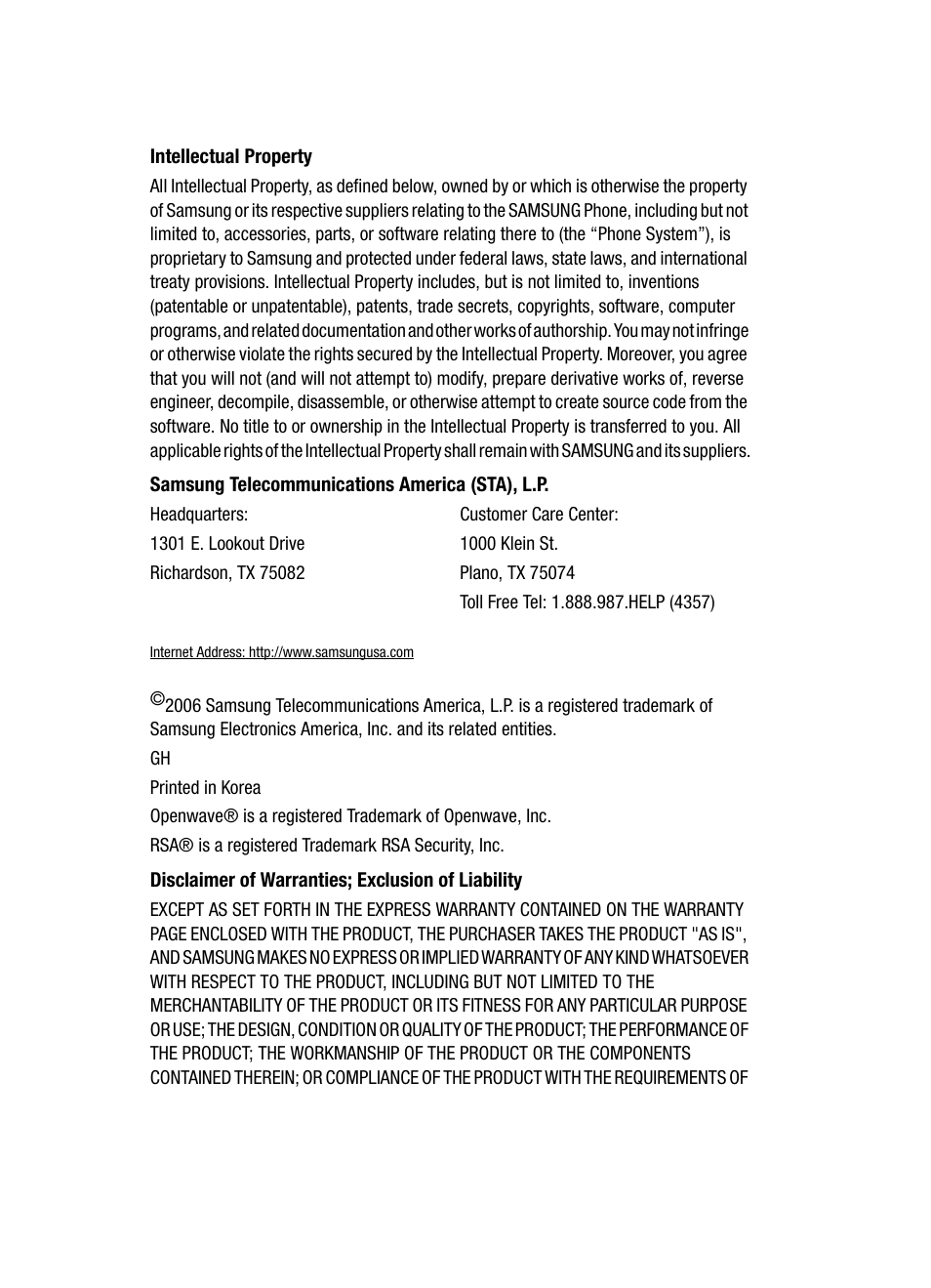 Samsung SGH-C417ZDACIN User Manual | Page 2 / 109