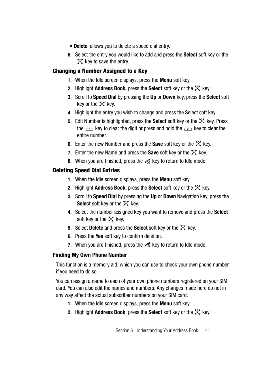 Finding my own phone number | Samsung SGH-C417ZDACIN User Manual | Page 41 / 109