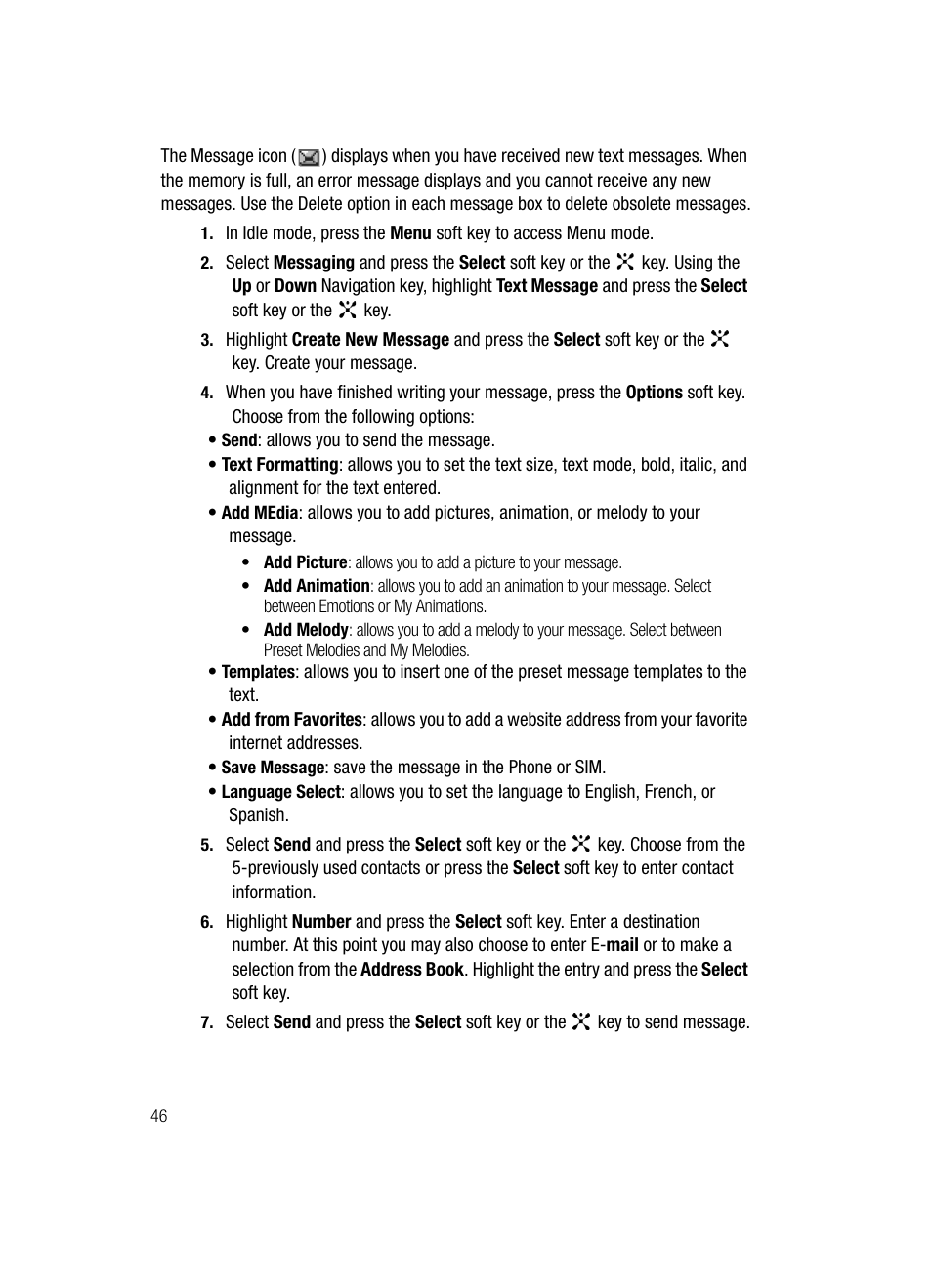 Samsung SGH-C417ZDACIN User Manual | Page 46 / 109