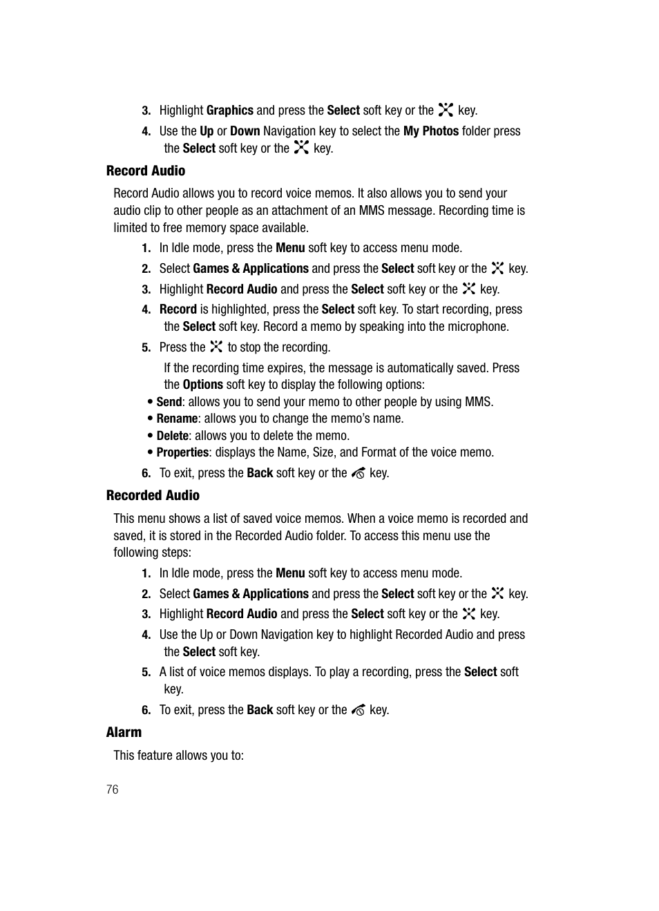 Samsung SGH-C417ZDACIN User Manual | Page 74 / 109