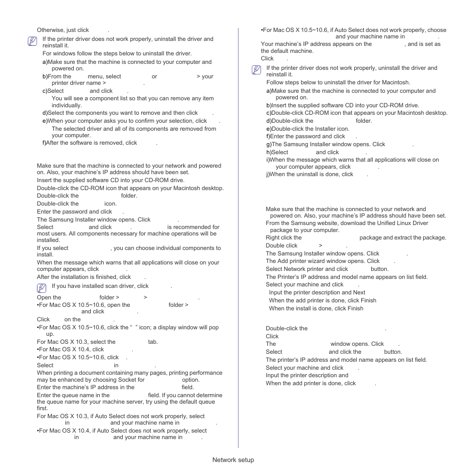 Macintosh, Linux | Samsung SCX-5835FN-XAR User Manual | Page 32 / 147