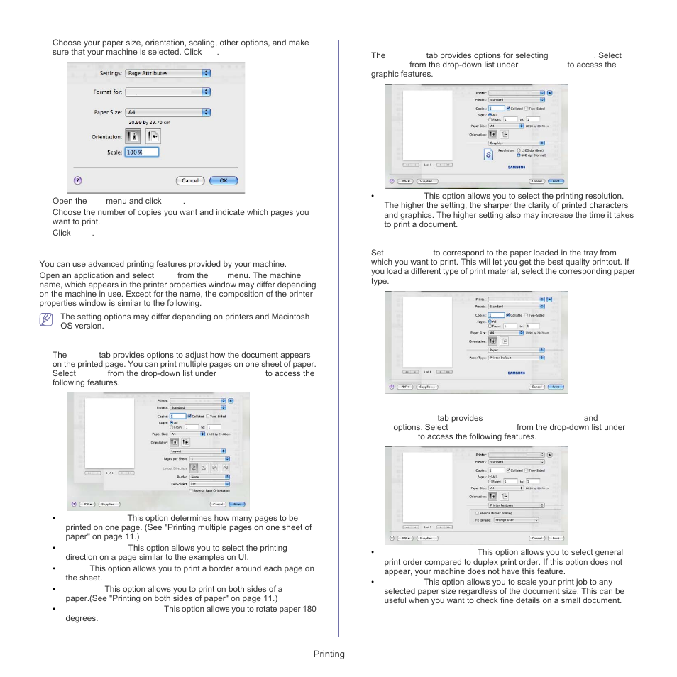 Changing printer settings | Samsung SCX-5835FN-XAR User Manual | Page 52 / 147