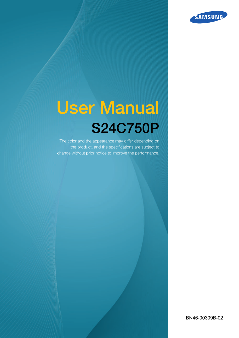 Samsung LS24C750PS-ZA User Manual | 97 pages