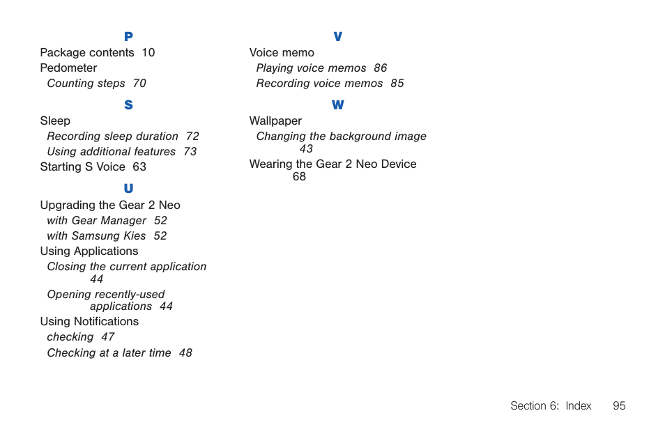 Samsung SM-R3810ZOAXAR User Manual | Page 95 / 95