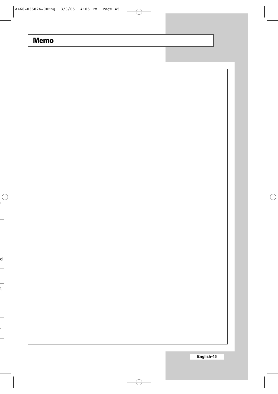 Samsung CS29K30MLDXAAG User Manual | Page 45 / 48