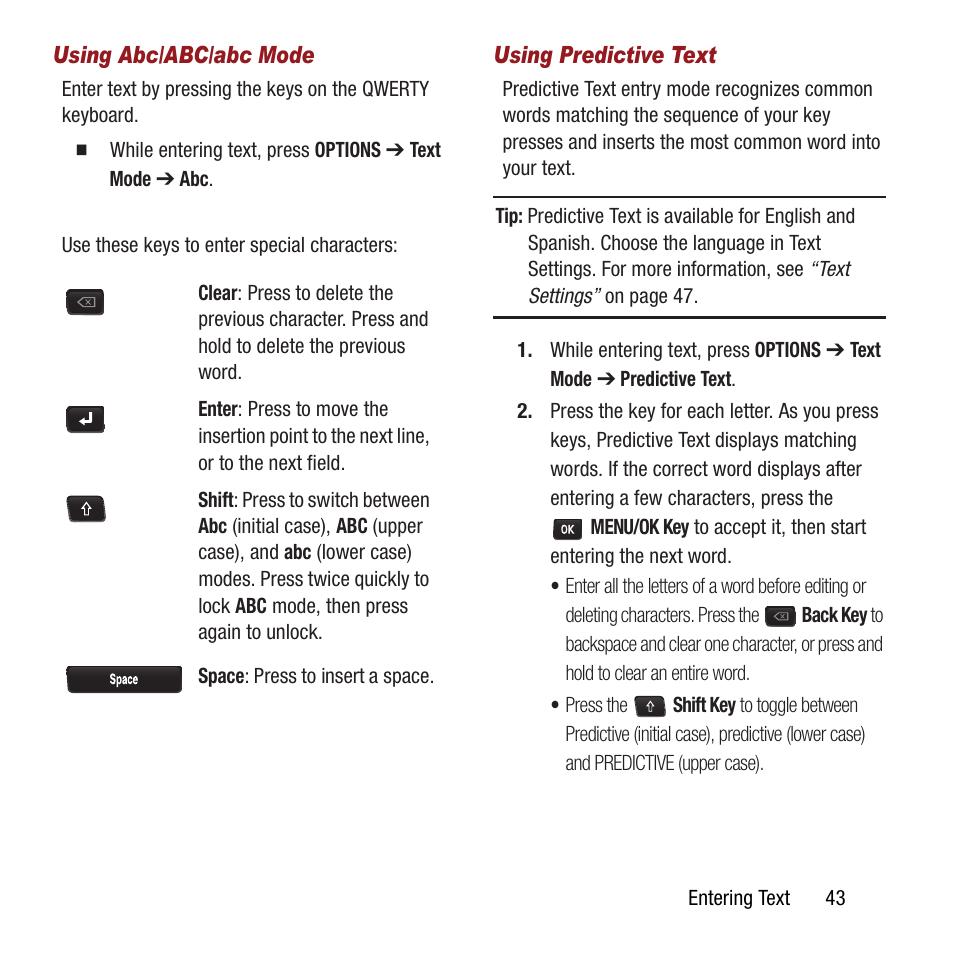 Samsung SPH-M390ZSAVMU User Manual | Page 47 / 133