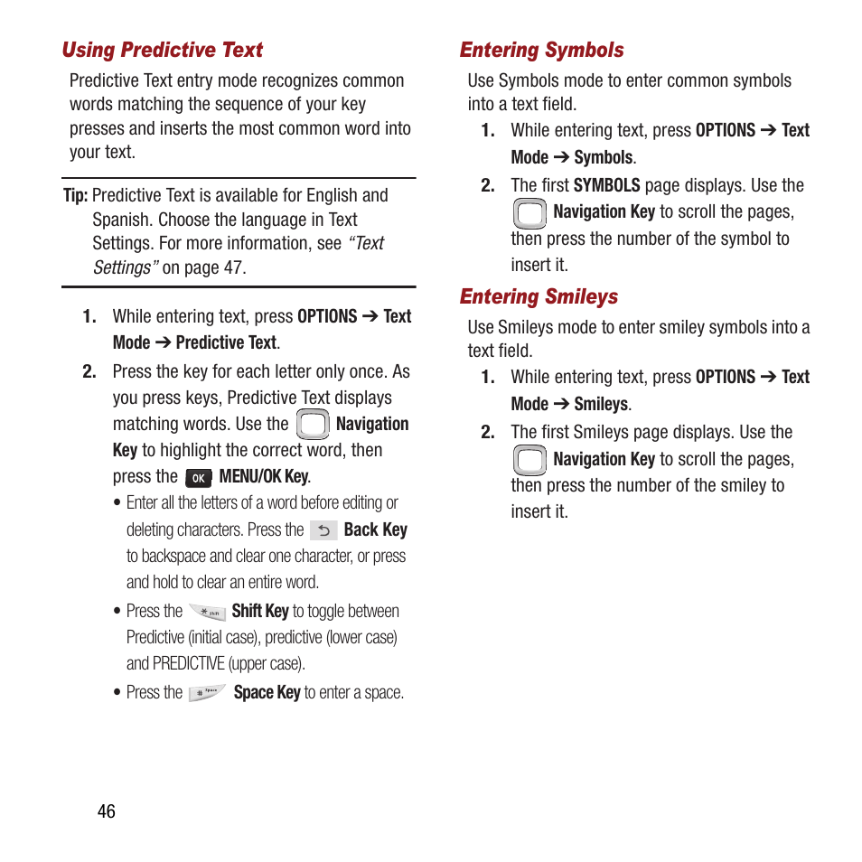 Samsung SPH-M390ZSAVMU User Manual | Page 50 / 133