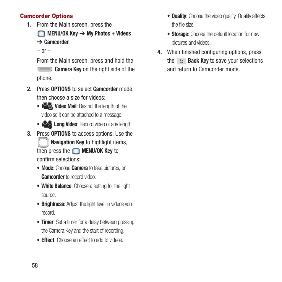 Samsung SPH-M390ZSAVMU User Manual | Page 62 / 133