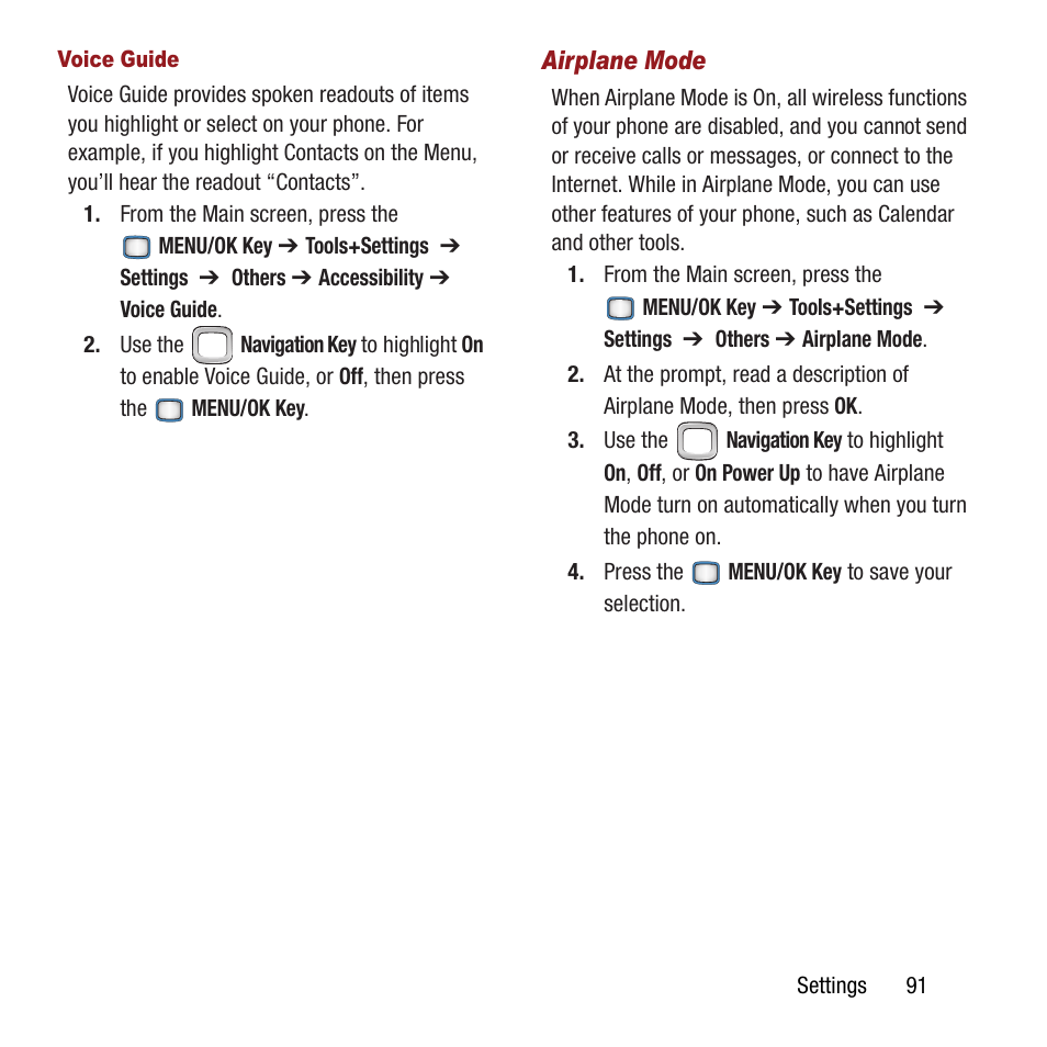 Samsung SPH-M390ZSAVMU User Manual | Page 95 / 133