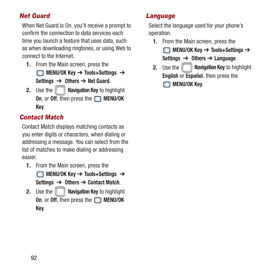 Samsung SPH-M390ZSAVMU User Manual | Page 96 / 133