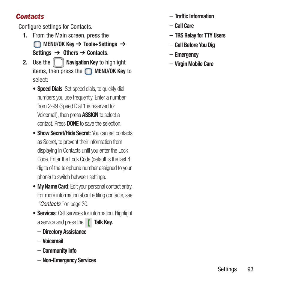 Samsung SPH-M390ZSAVMU User Manual | Page 97 / 133