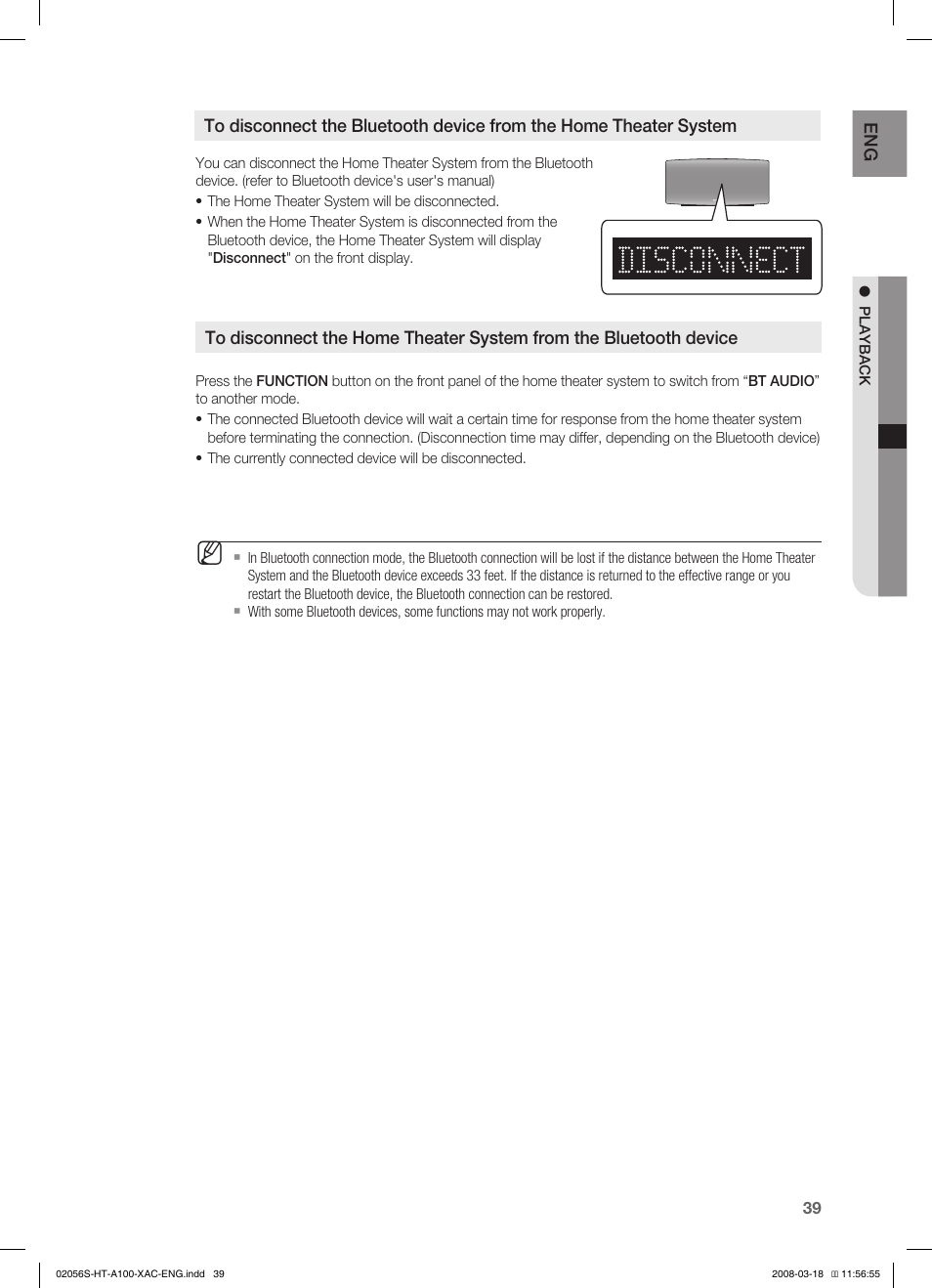 Samsung HT-A100T-XAA User Manual | Page 39 / 60