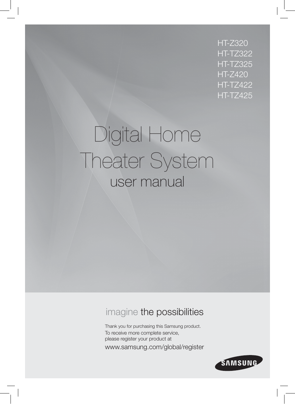 Samsung HT-Z420T-XAA User Manual | 78 pages