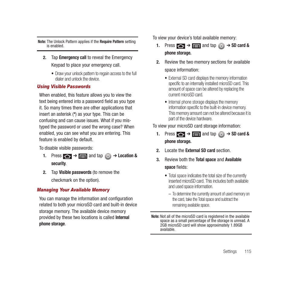 Samsung SPH-M910CAAVMU User Manual | Page 122 / 156