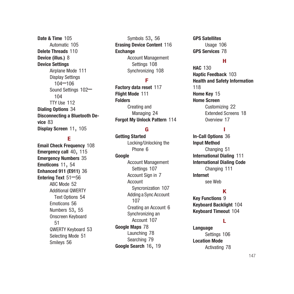 Samsung SPH-M910CAAVMU User Manual | Page 153 / 156