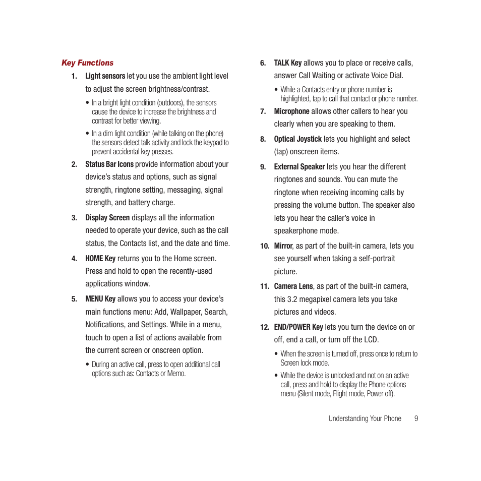 Samsung SPH-M910CAAVMU User Manual | Page 16 / 156