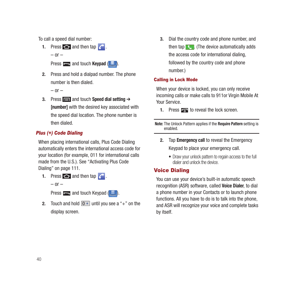 Voice dialing | Samsung SPH-M910CAAVMU User Manual | Page 47 / 156