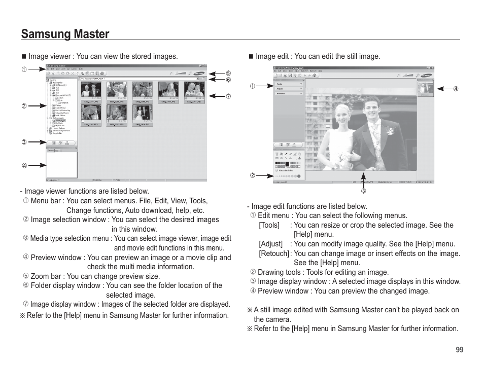 Samsung master | Samsung EC-TL90ZZBPRUS User Manual | Page 100 / 106