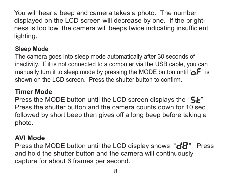 Argus Camera Argus DCM-098 User Manual | Page 8 / 16