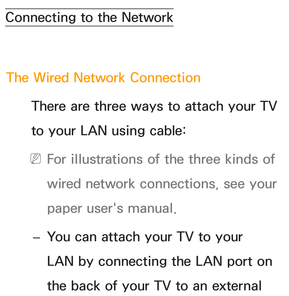 Preference feature, Connecting to the network | Samsung UN46ES6100GXZE User Manual | Page 111 / 721