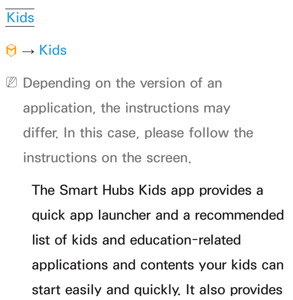 Kids | Samsung UN46ES6100GXZE User Manual | Page 438 / 721