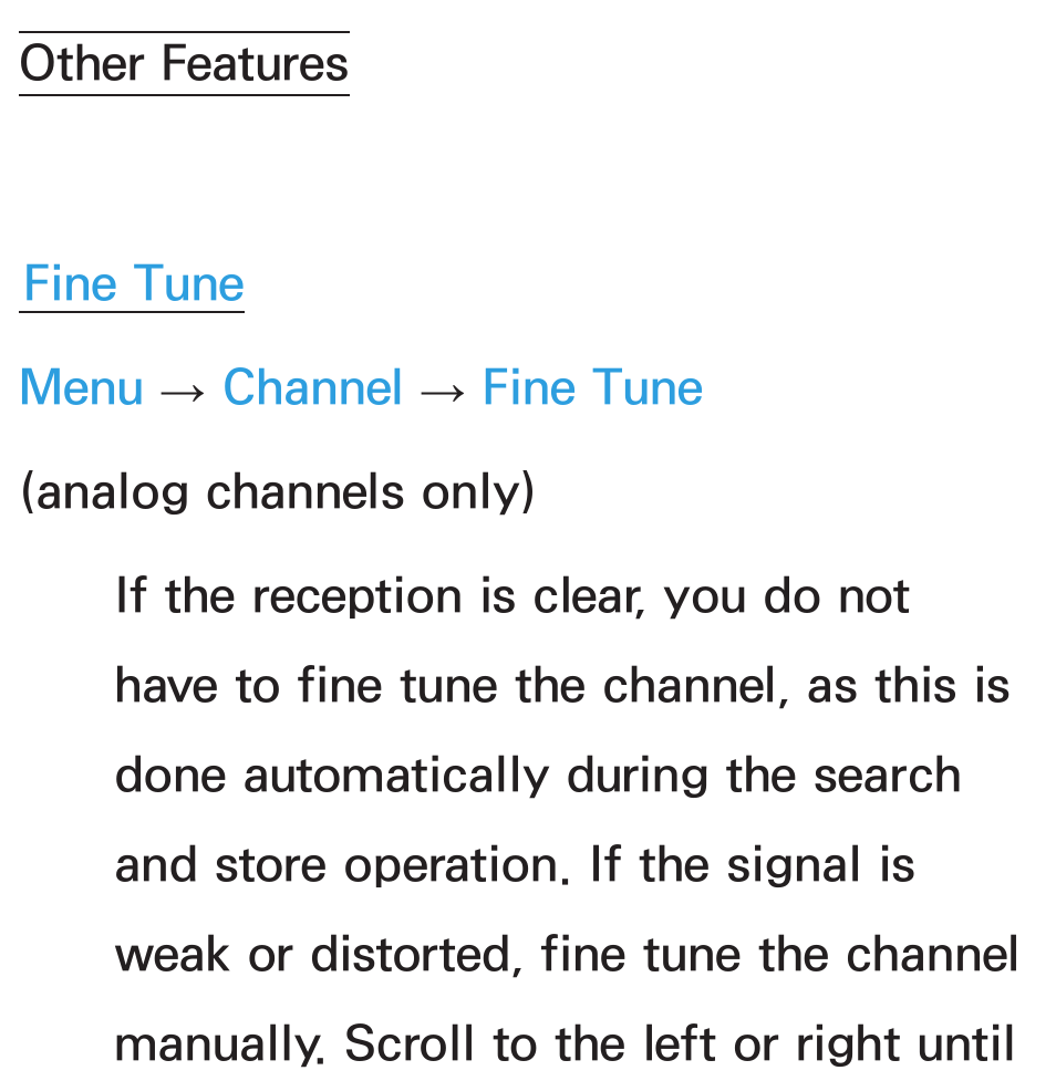 Other features | Samsung UN46ES6100GXZE User Manual | Page 52 / 721