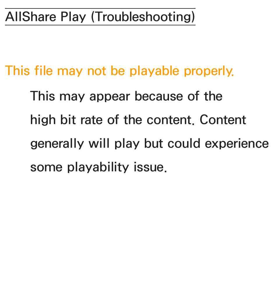 Allshare play (troubleshooting) | Samsung UN46ES6100GXZE User Manual | Page 694 / 721