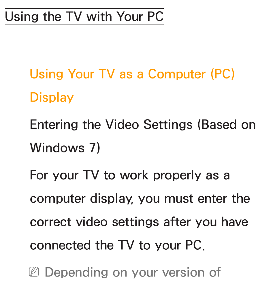 Using the tv with your pc | Samsung UN46ES6100GXZE User Manual | Page 93 / 721