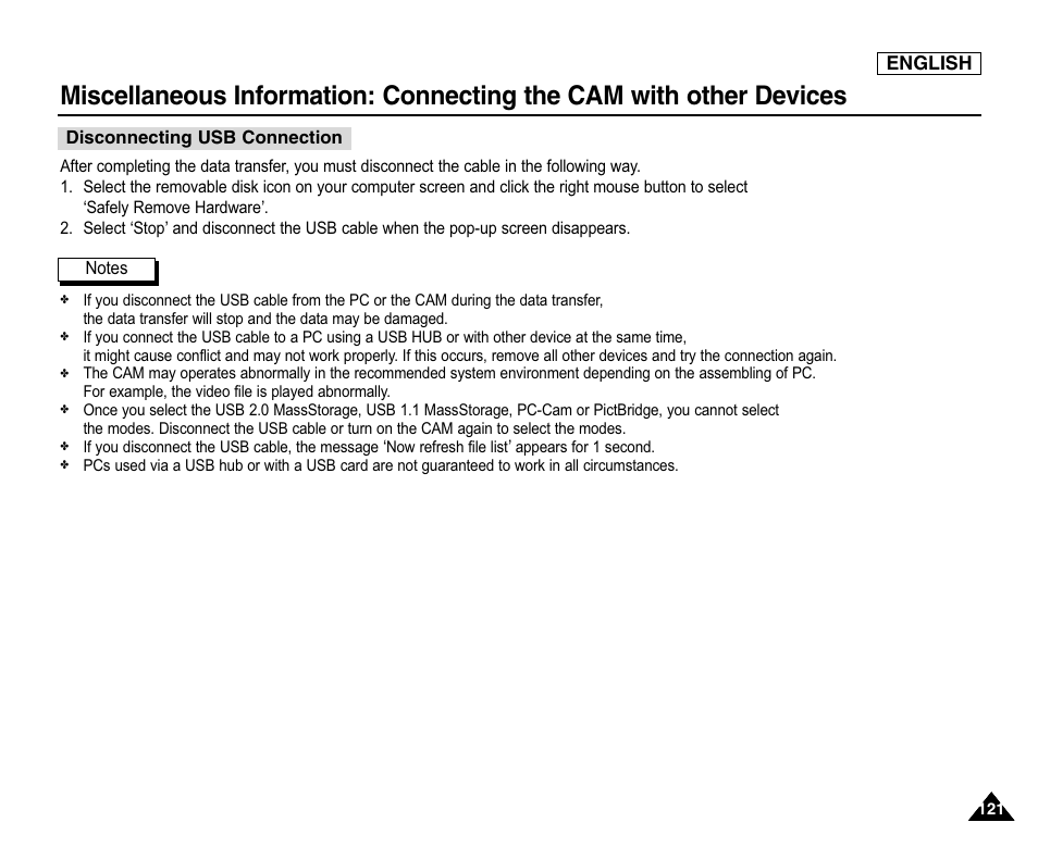 Samsung SC-X105L-XAA User Manual | Page 125 / 144