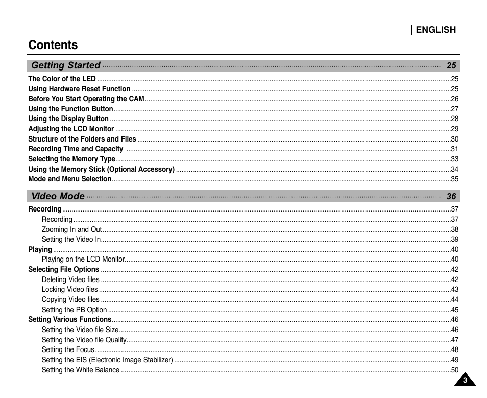 Samsung SC-X105L-XAA User Manual | Page 7 / 144