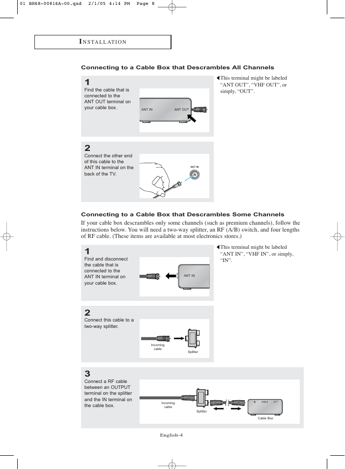 Samsung LNR2050X-XAA User Manual | Page 4 / 12