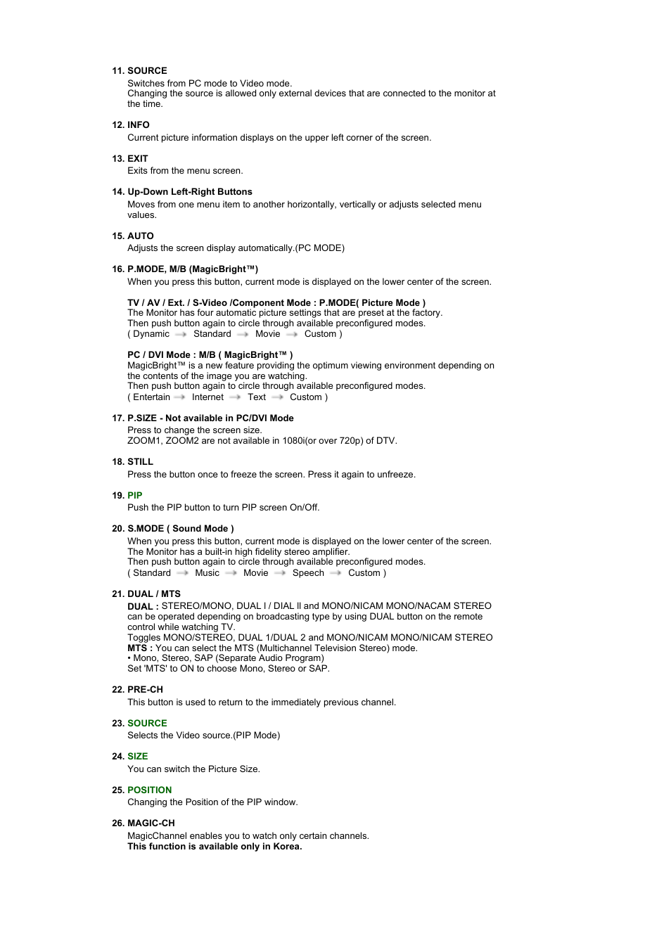 Samsung LS17MHFSSU-XAZ User Manual | Page 15 / 71