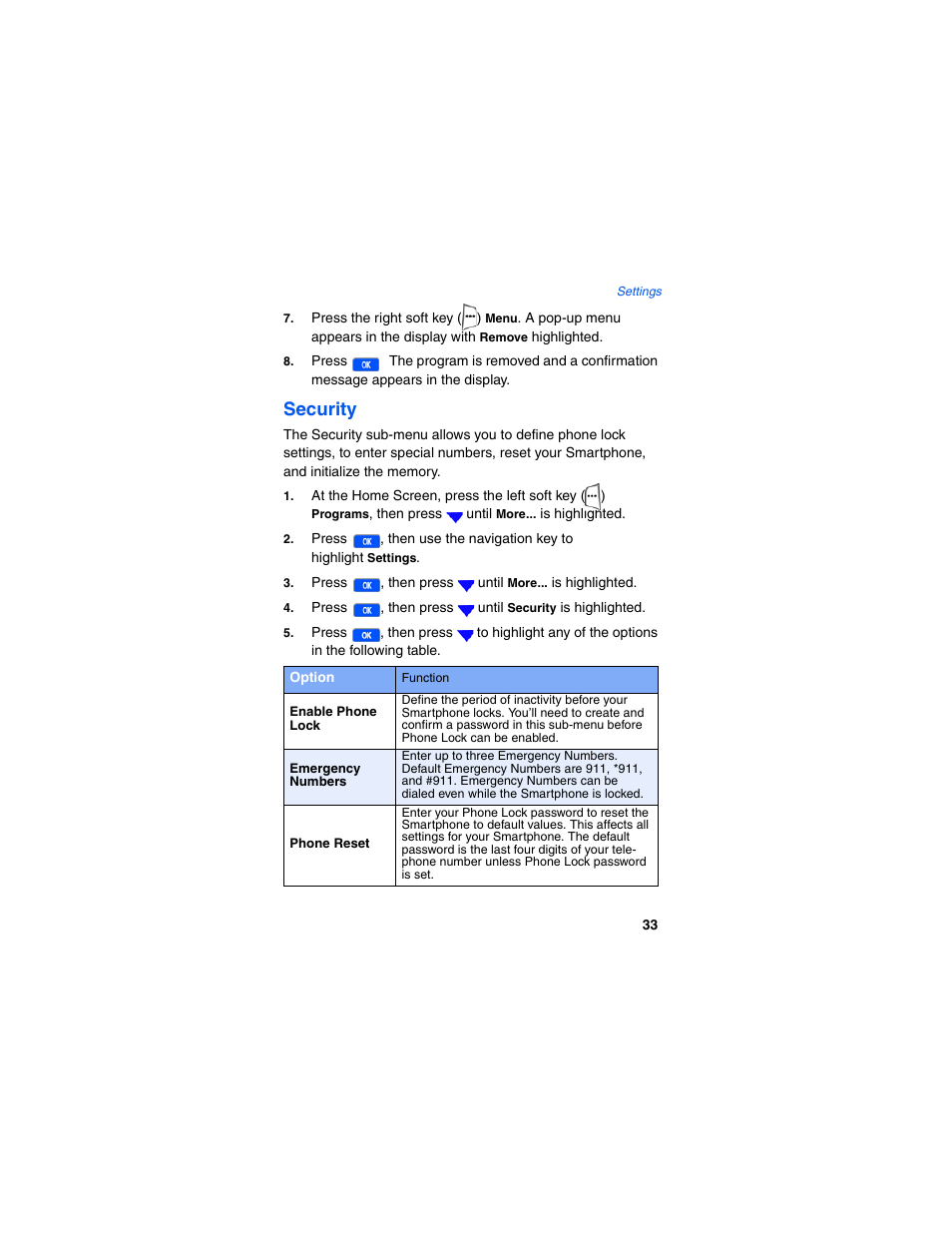 Security | Samsung SCH-I600MSAXAR User Manual | Page 41 / 132