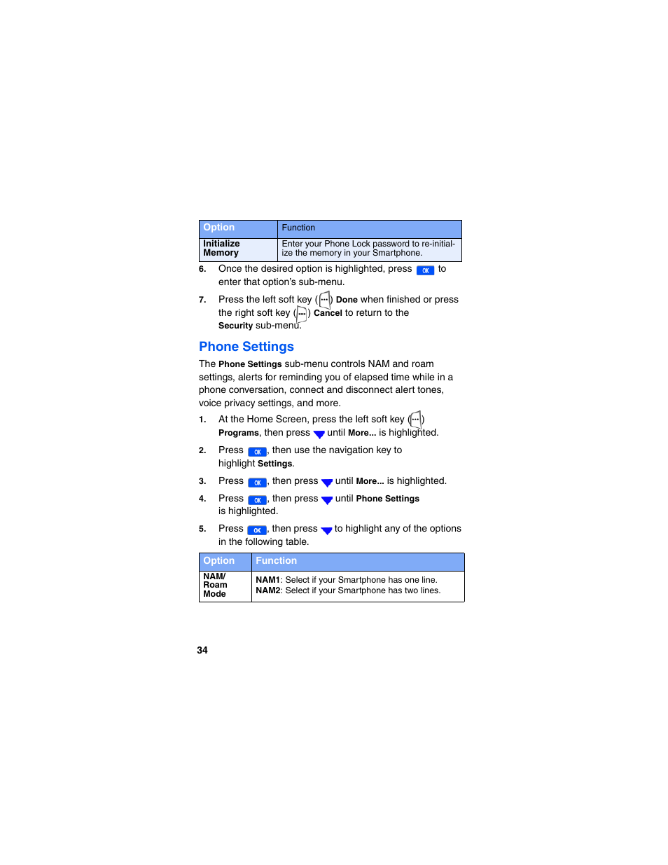 Phone settings | Samsung SCH-I600MSAXAR User Manual | Page 42 / 132