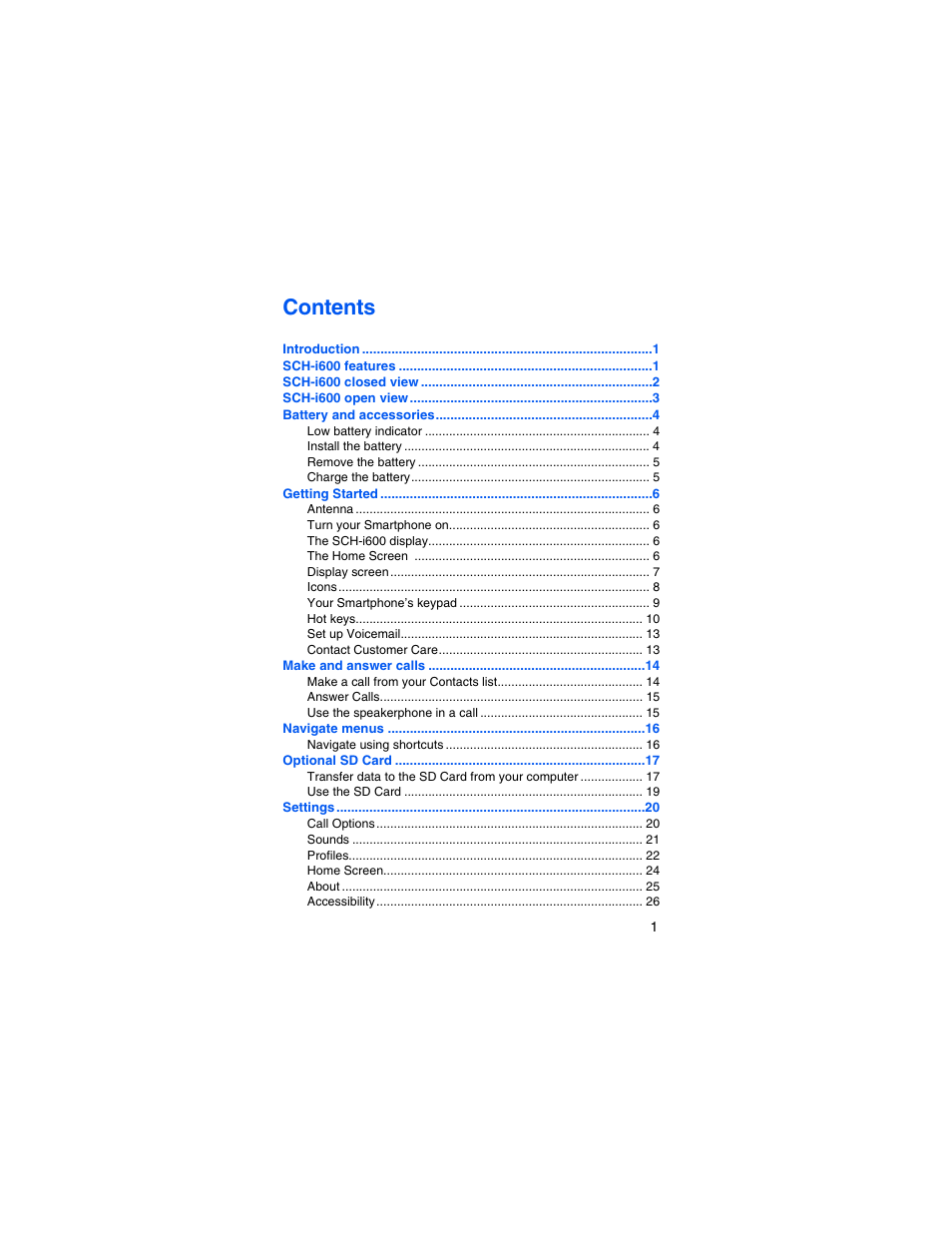 Samsung SCH-I600MSAXAR User Manual | Page 5 / 132