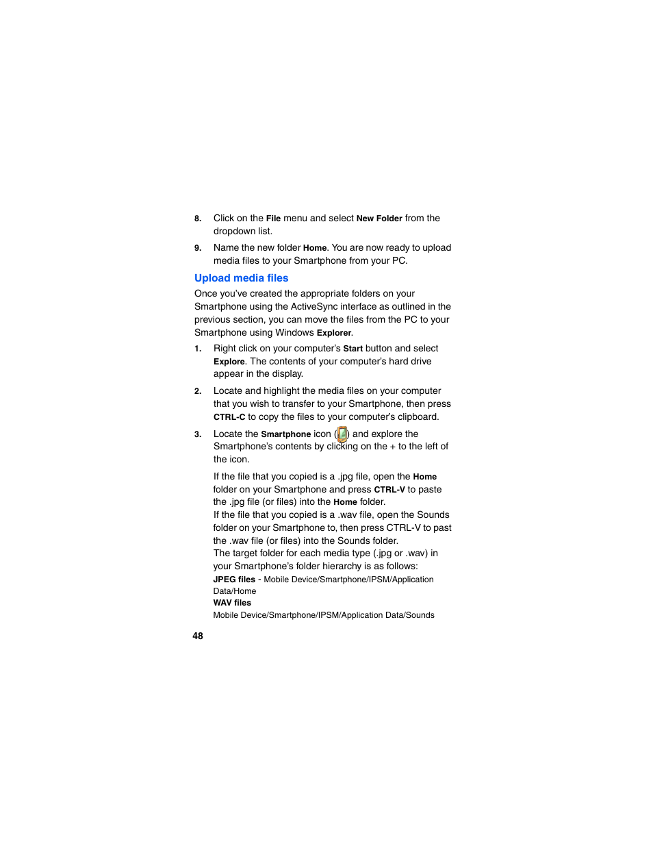 Upload media files | Samsung SCH-I600MSAXAR User Manual | Page 56 / 132