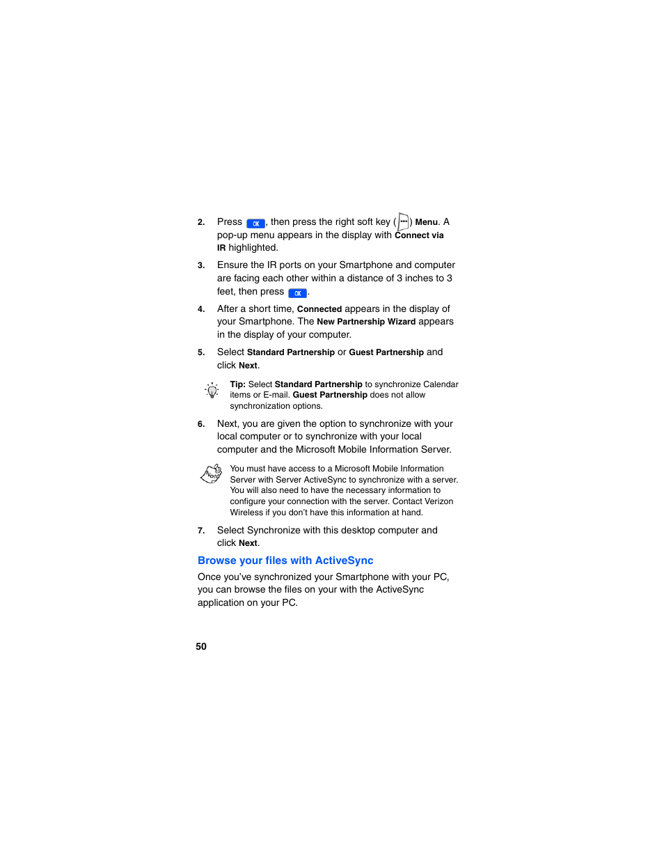 Browse your files with activesync | Samsung SCH-I600MSAXAR User Manual | Page 58 / 132