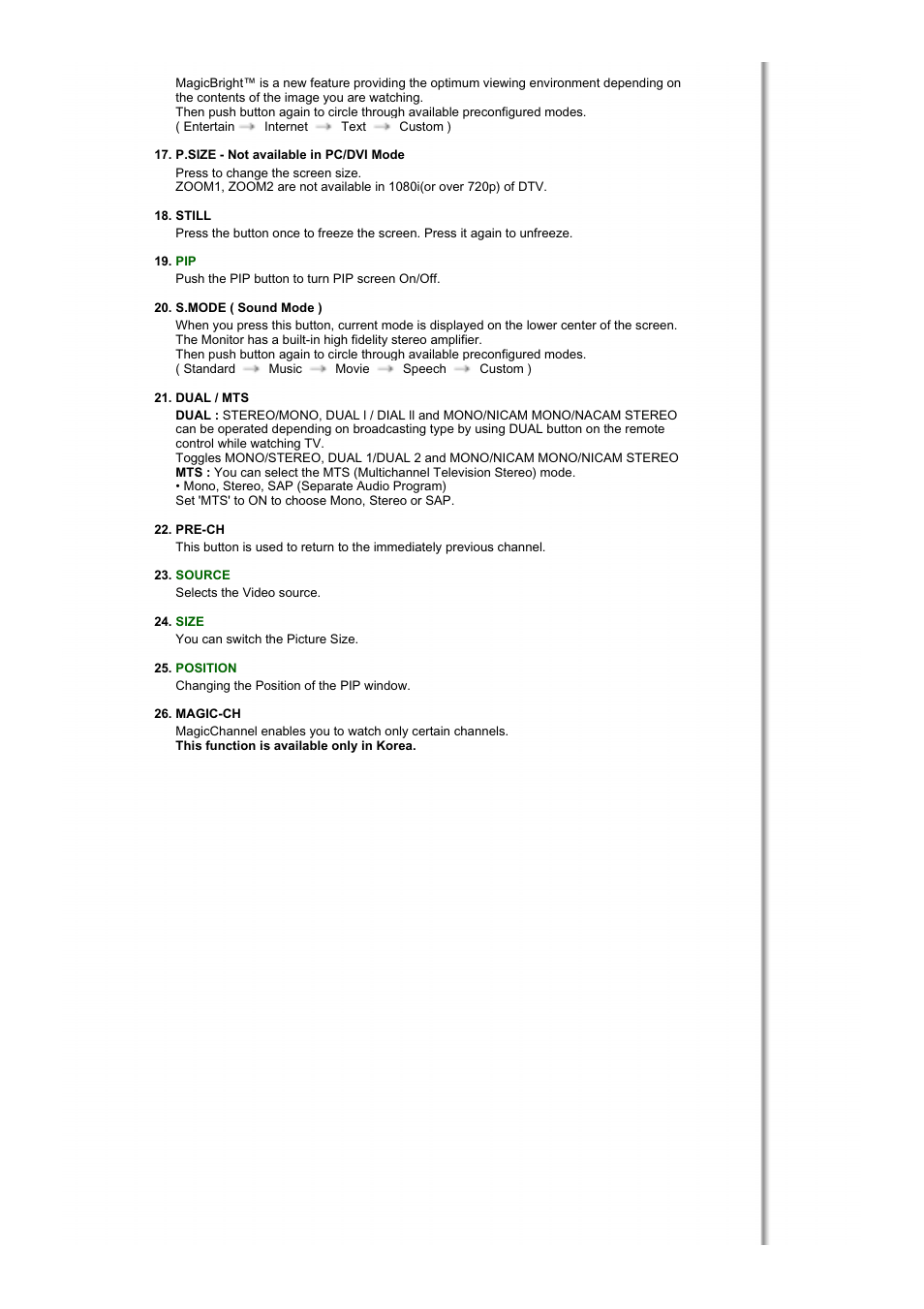 Samsung RT19FSSS User Manual | Page 16 / 61